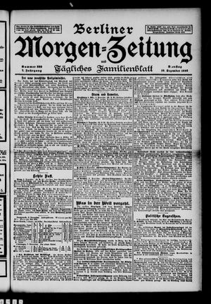 Berliner Morgen-Zeitung vom 10.12.1895
