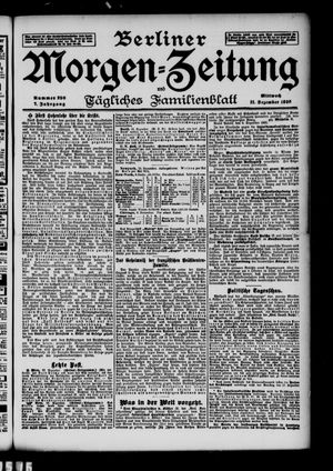 Berliner Morgen-Zeitung vom 11.12.1895