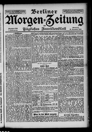 Berliner Morgen-Zeitung vom 15.12.1895