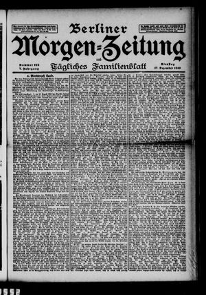 Berliner Morgen-Zeitung vom 17.12.1895
