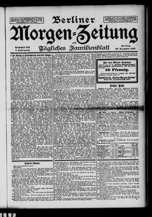 Berliner Morgen-Zeitung vom 20.12.1895