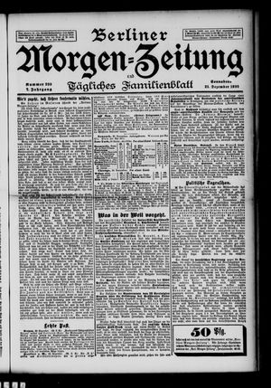 Berliner Morgen-Zeitung vom 21.12.1895