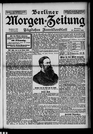 Berliner Morgen-Zeitung vom 22.12.1895