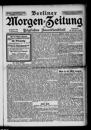 Berliner Morgen-Zeitung on Dec 28, 1895