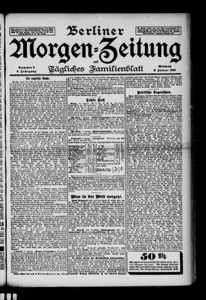 Berliner Morgenzeitung vom 08.01.1896
