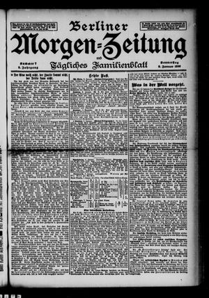 Berliner Morgen-Zeitung vom 09.01.1896