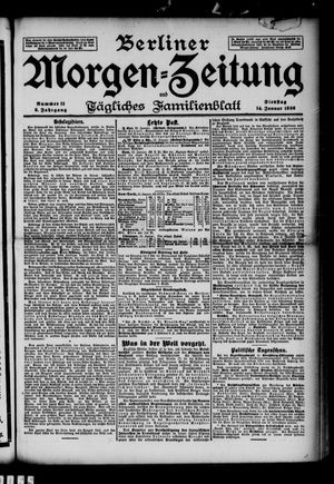Berliner Morgen-Zeitung vom 14.01.1896