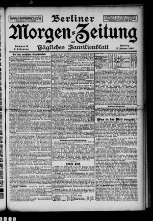 Berliner Morgenzeitung vom 17.01.1896