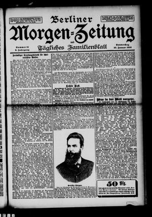 Berliner Morgen-Zeitung on Jan 23, 1896
