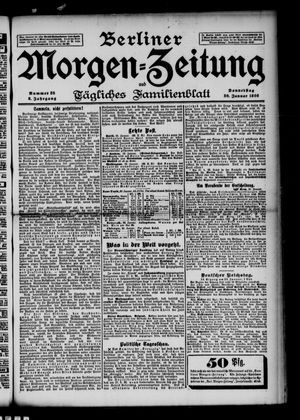 Berliner Morgenzeitung vom 30.01.1896