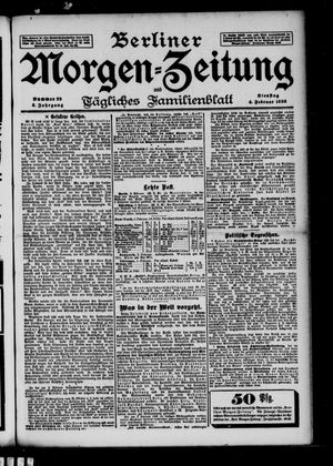 Berliner Morgenzeitung vom 04.02.1896