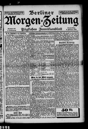 Berliner Morgenzeitung vom 06.02.1896