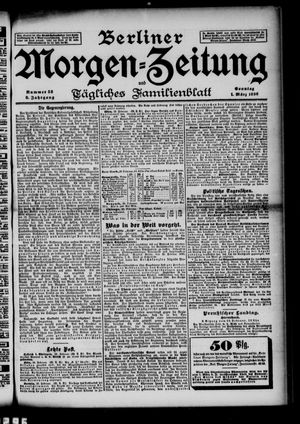Berliner Morgenzeitung vom 01.03.1896