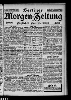 Berliner Morgen-Zeitung vom 08.03.1896