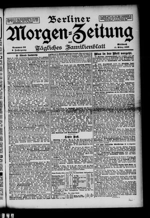 Berliner Morgenzeitung vom 11.03.1896