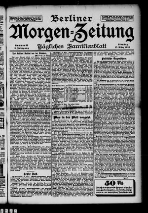 Berliner Morgenzeitung vom 17.03.1896