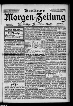 Berliner Morgenzeitung vom 28.03.1896