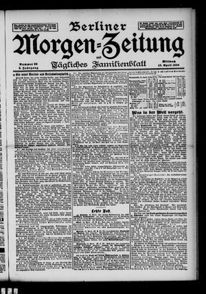 Berliner Morgenzeitung vom 15.04.1896