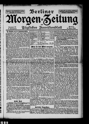 Berliner Morgen-Zeitung on Apr 17, 1896