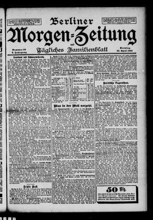 Berliner Morgen-Zeitung vom 26.04.1896