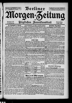 Berliner Morgenzeitung vom 07.05.1896