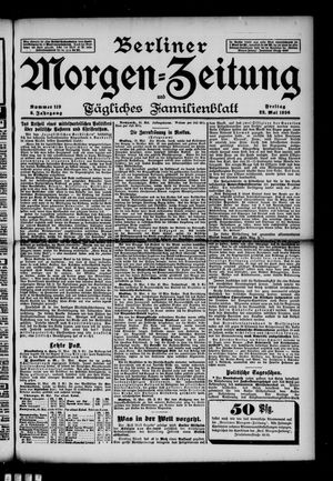 Berliner Morgen-Zeitung vom 22.05.1896