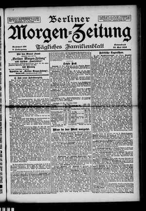 Berliner Morgen-Zeitung vom 23.05.1896