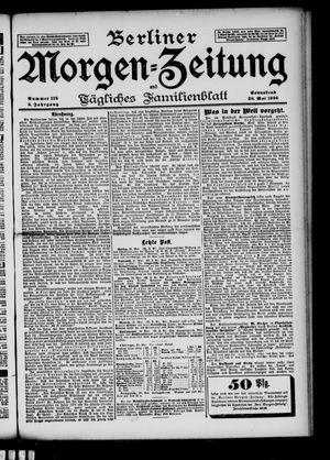 Berliner Morgen-Zeitung on May 30, 1896