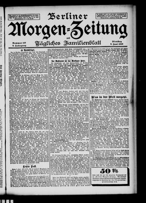 Berliner Morgen-Zeitung on Jun 2, 1896