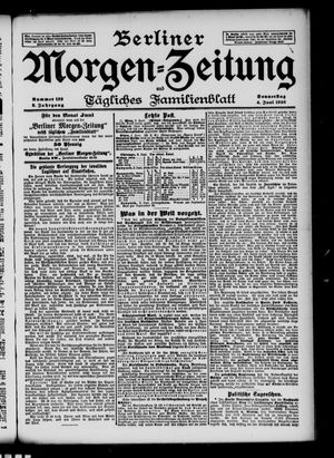 Berliner Morgen-Zeitung on Jun 4, 1896