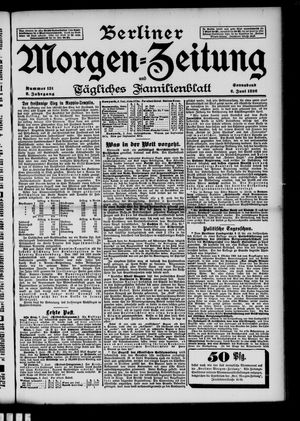 Berliner Morgen-Zeitung on Jun 6, 1896