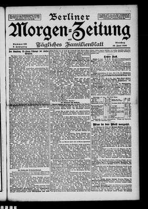 Berliner Morgen-Zeitung vom 16.06.1896