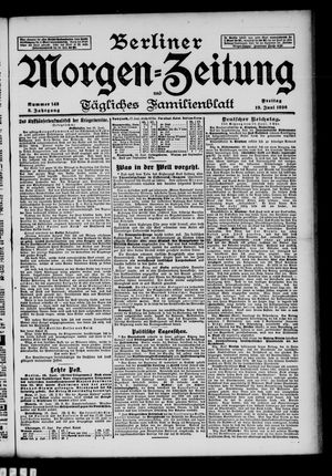 Berliner Morgenzeitung vom 19.06.1896