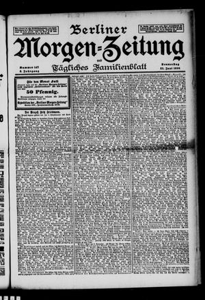 Berliner Morgen-Zeitung vom 25.06.1896