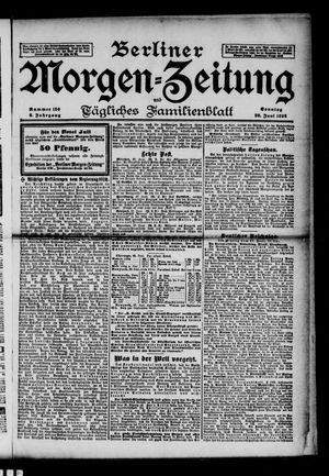 Berliner Morgen-Zeitung on Jun 28, 1896
