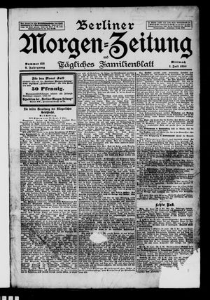 Berliner Morgen-Zeitung on Jul 1, 1896