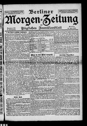 Berliner Morgen-Zeitung vom 10.07.1896