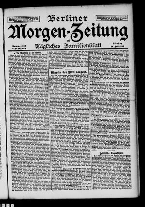 Berliner Morgen-Zeitung vom 14.07.1896