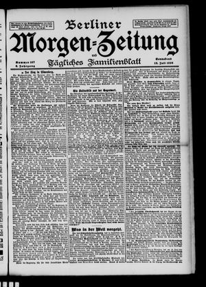 Berliner Morgen-Zeitung vom 18.07.1896
