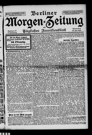 Berliner Morgen-Zeitung vom 23.07.1896