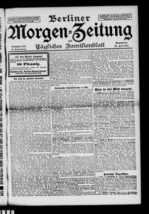 Berliner Morgen-Zeitung vom 25.07.1896