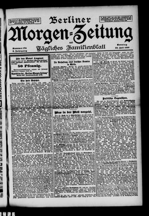 Berliner Morgen-Zeitung vom 26.07.1896