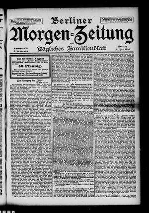 Berliner Morgen-Zeitung vom 31.07.1896