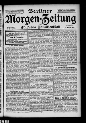 Berliner Morgen-Zeitung vom 01.08.1896