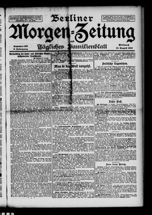 Berliner Morgen-Zeitung vom 12.08.1896