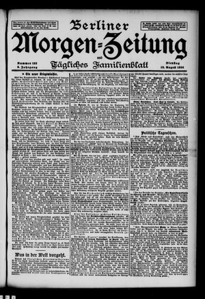 Berliner Morgen-Zeitung vom 18.08.1896