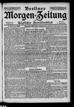 Berliner Morgen-Zeitung vom 21.08.1896