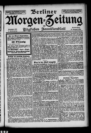 Berliner Morgen-Zeitung vom 27.08.1896