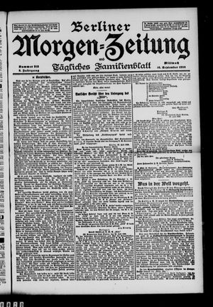Berliner Morgen-Zeitung vom 16.09.1896