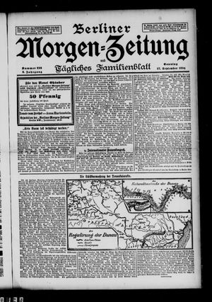 Berliner Morgen-Zeitung vom 27.09.1896